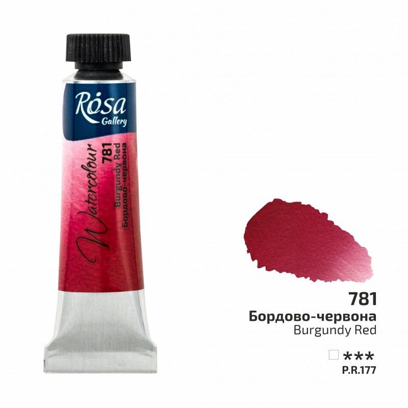 Acuarela  Burgundy Red ROSA GALLERY