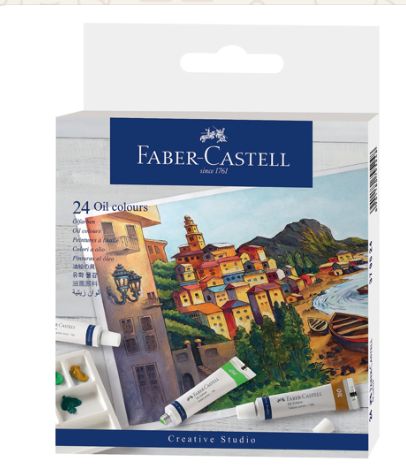 Pintura oleo Faber Castell CREATIVE 24 colores