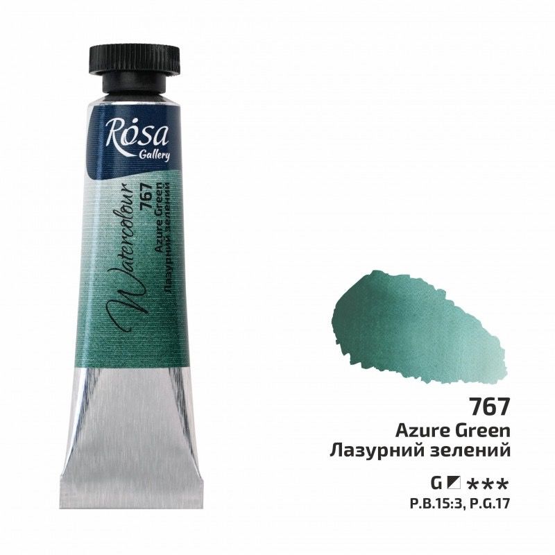 Acuarela Azure Green ROSA GALLERY
