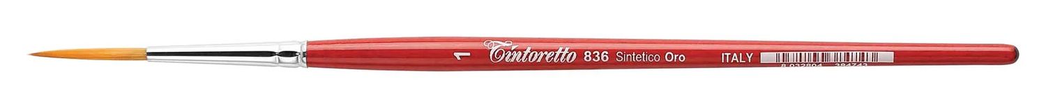 Pincel Redondo Extra Largo-Fibra ORO 10/0