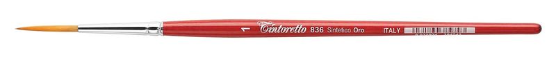 Pincel Redondo Extra Largo-Fibra ORO 10/0