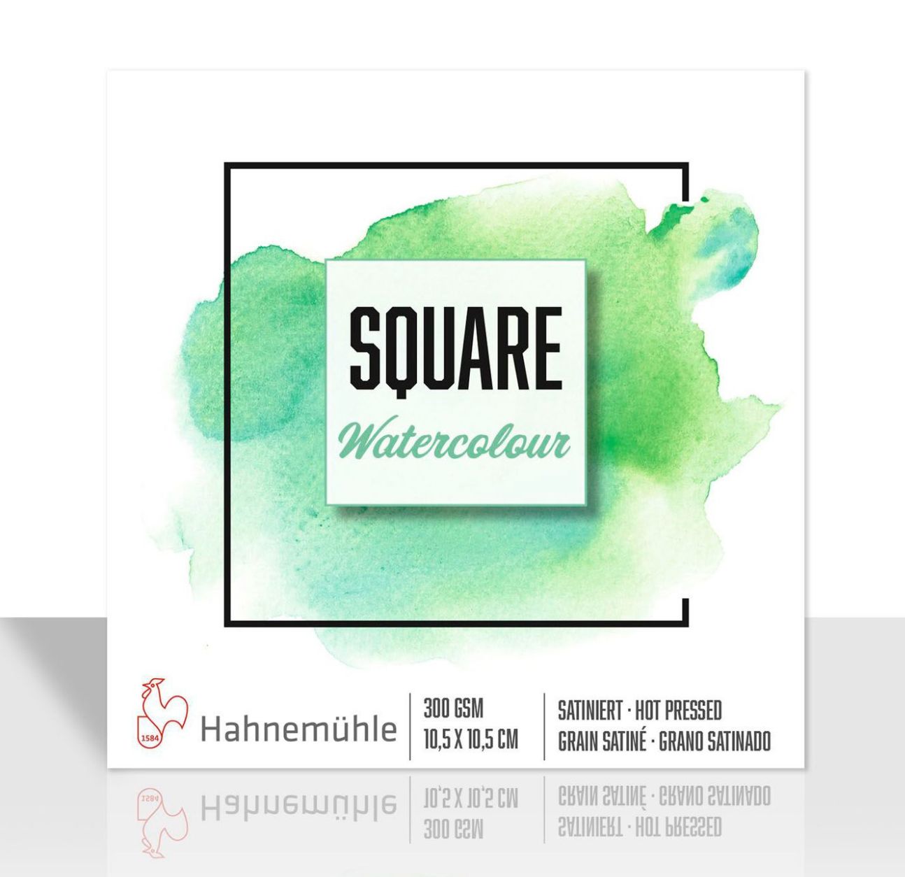 Block Hahnemuhle Square Watercolour, 300 gramos, grano satinado