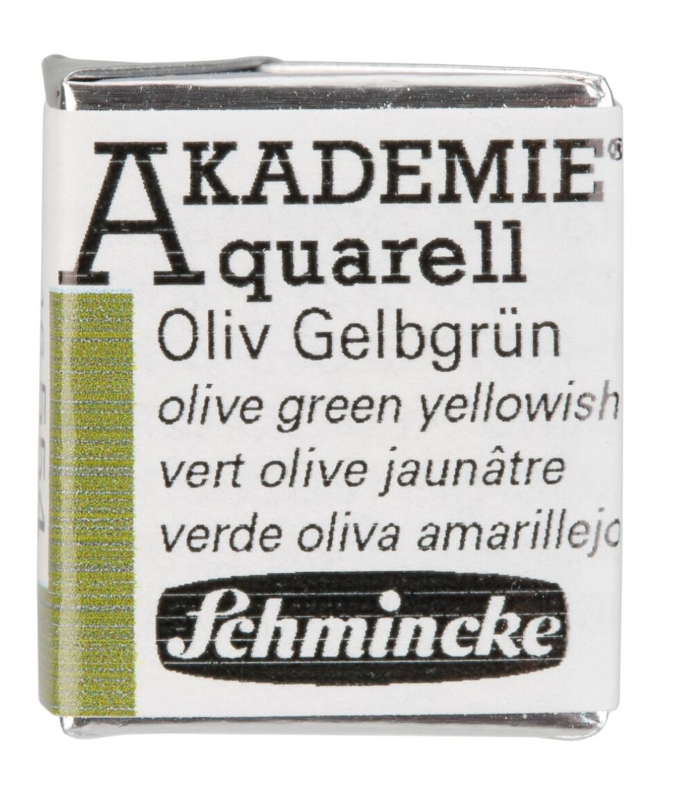 Acuarela Schmincke Akademie 554 Olive Green Yellow