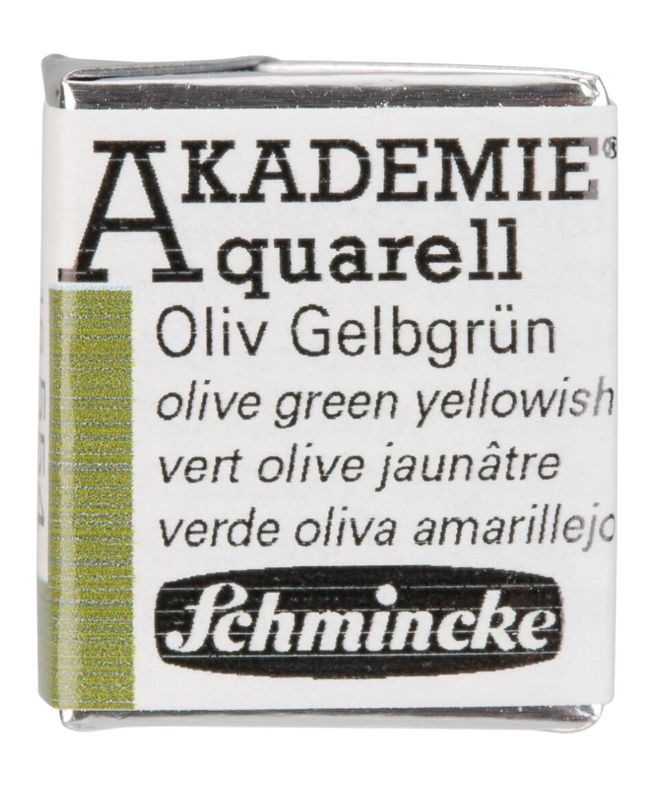Acuarela Schmincke Akademie 554 Olive Green Yellow