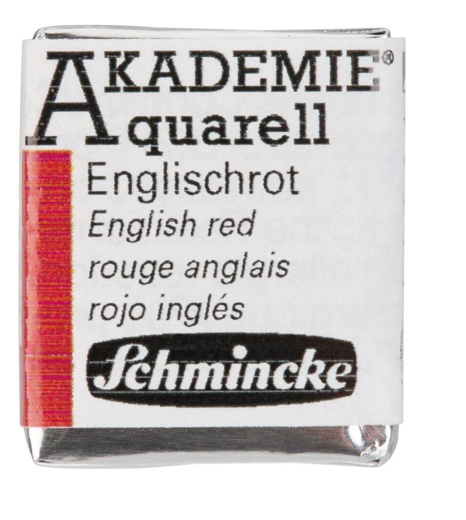 Acuarela Schmincke Akademie 666 English Red
