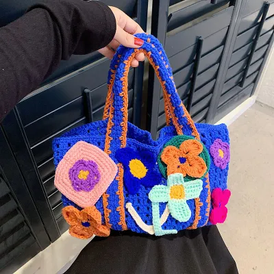 Boho Bliss: Floral Crochet Tote - Summer Style Must-Have!