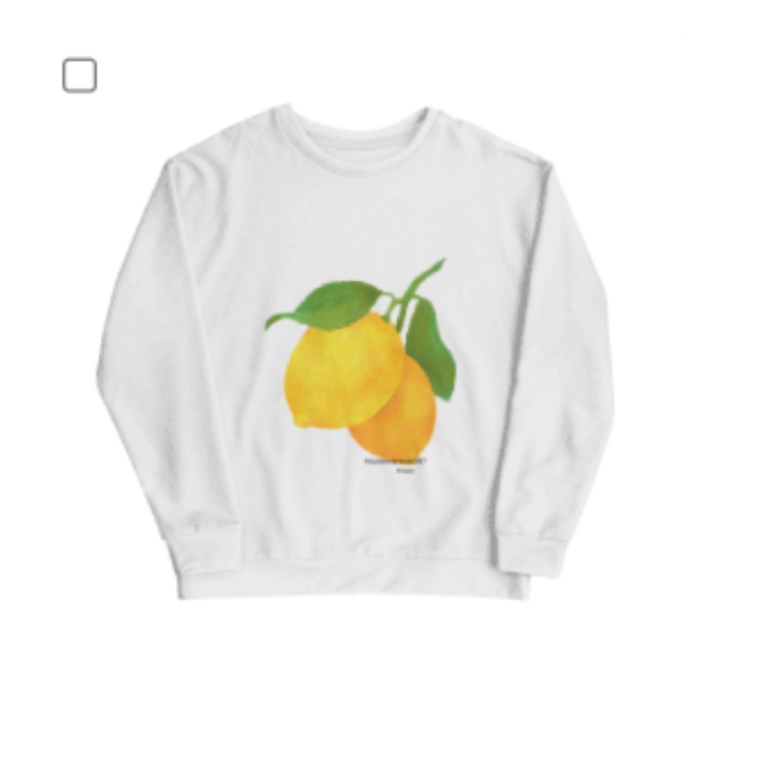 Unisex Sweatshirt: Citrus on your sleeve. Mediterranean in your routine