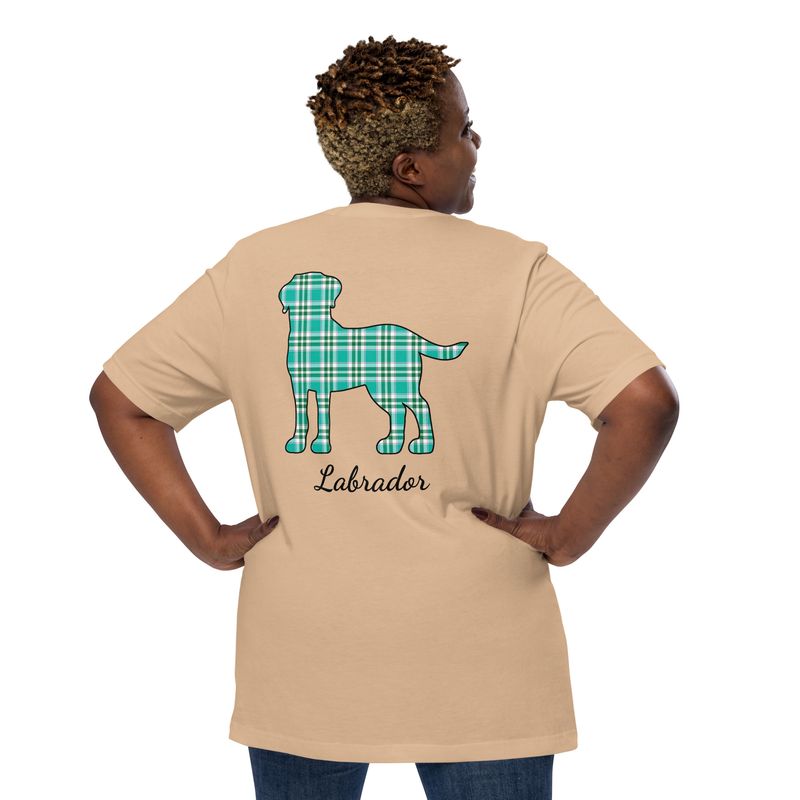 Labrador Mom Plaid TShirt