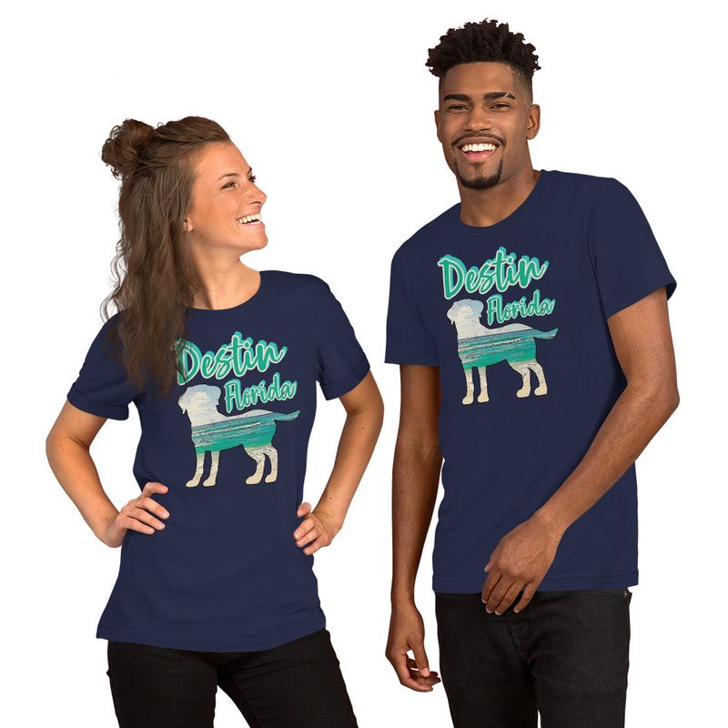 Destin Distressed-Look (front only) Unisex T