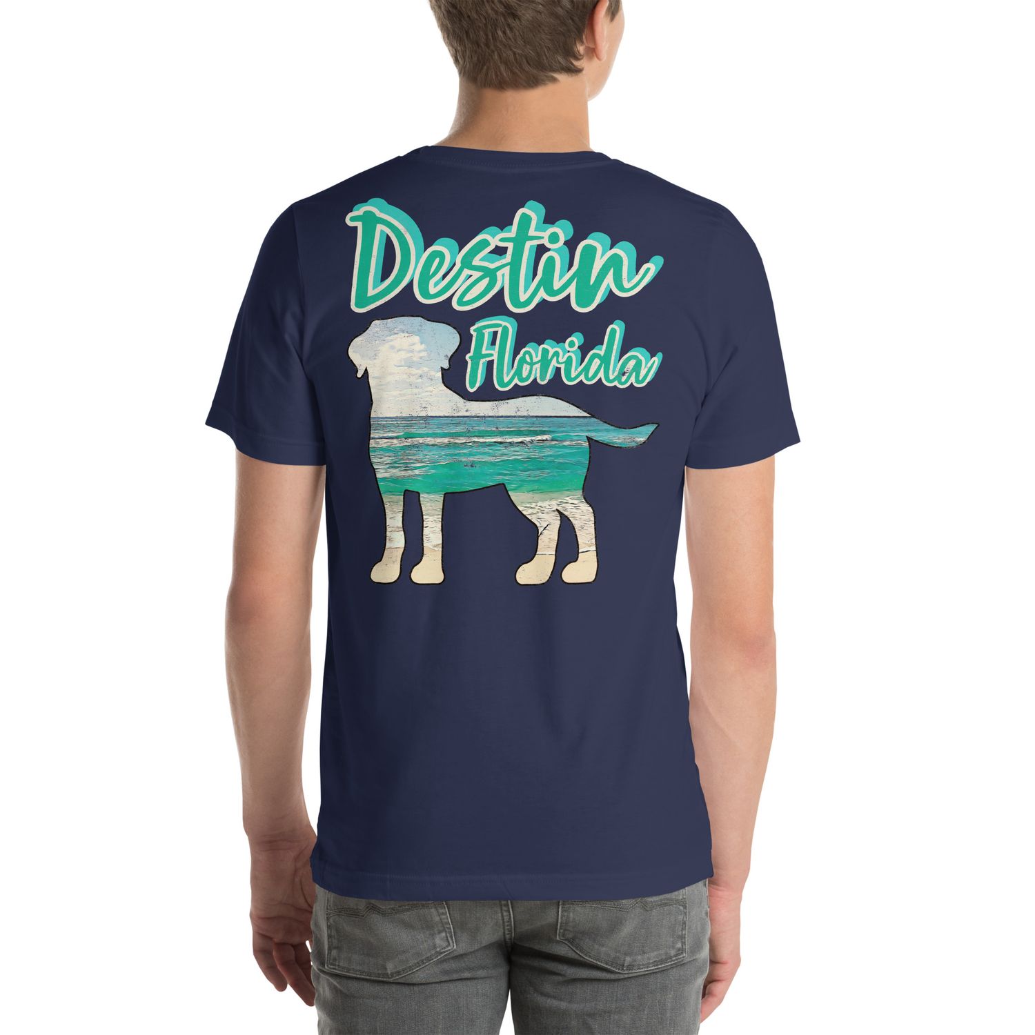 Destin Distressed-Look Unisex TShirt