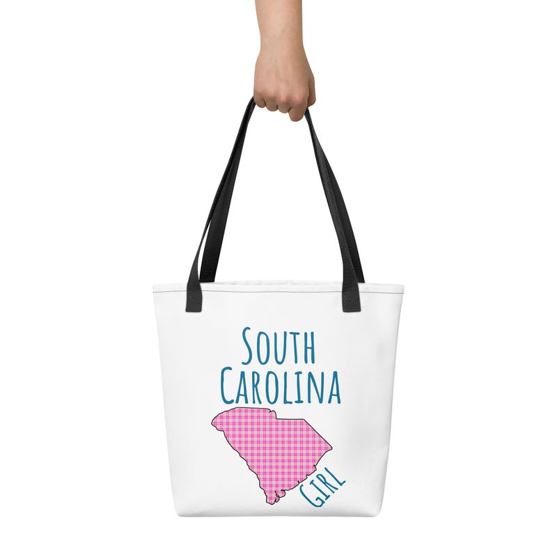 SC Girl Plaid Tote bag