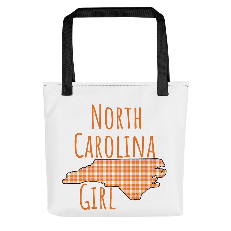 NC Girl Plaid Tote bag