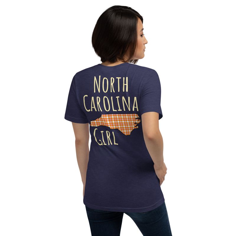 NC Girl Plaid t-shirt