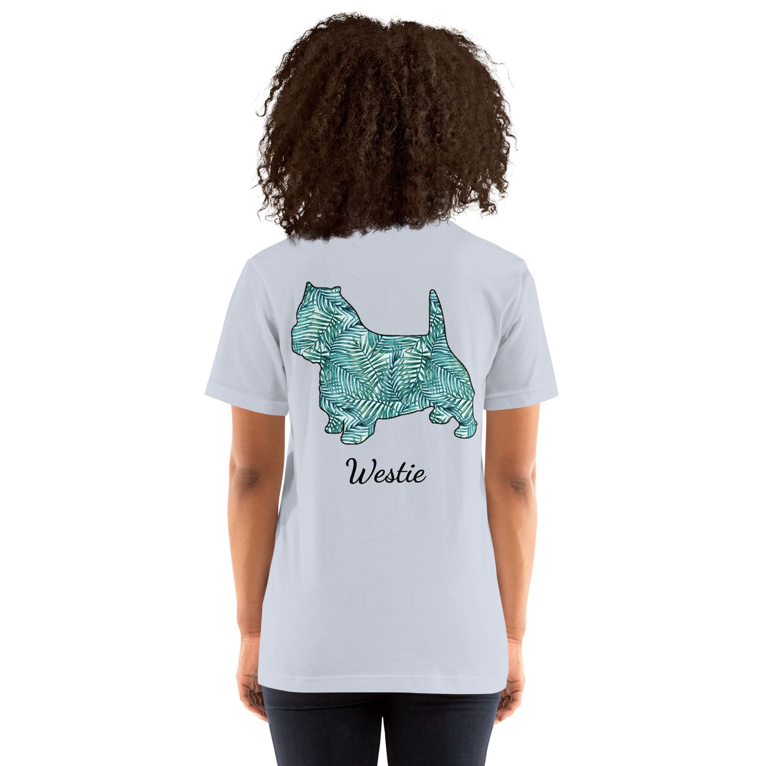 Westie Mom Tropical Tshirt
