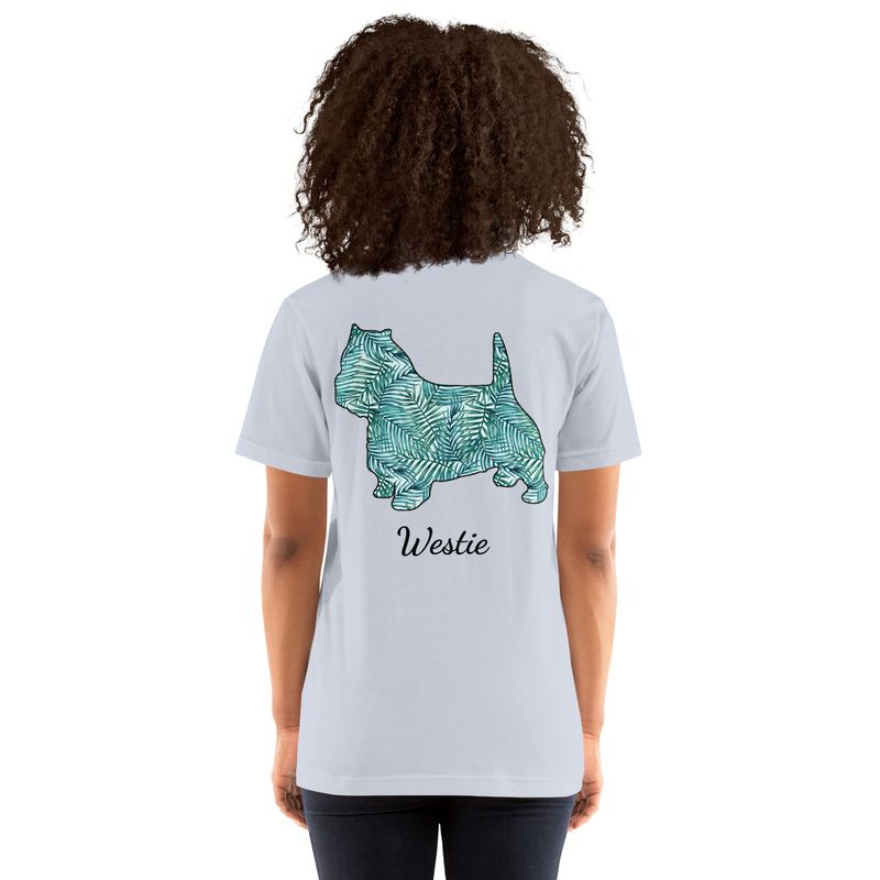 Westie Mom Tropical Tshirt