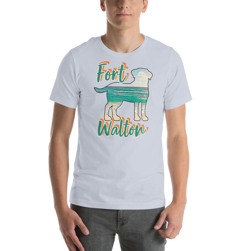 Fort Walton Distressed-Look (front only) Unisex T