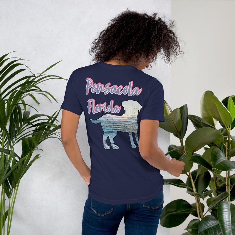 Pensacola Distressed-Look Unisex TShirt