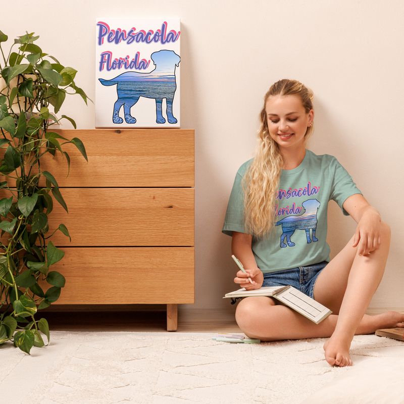 Pensacola (front only) Unisex TShirt