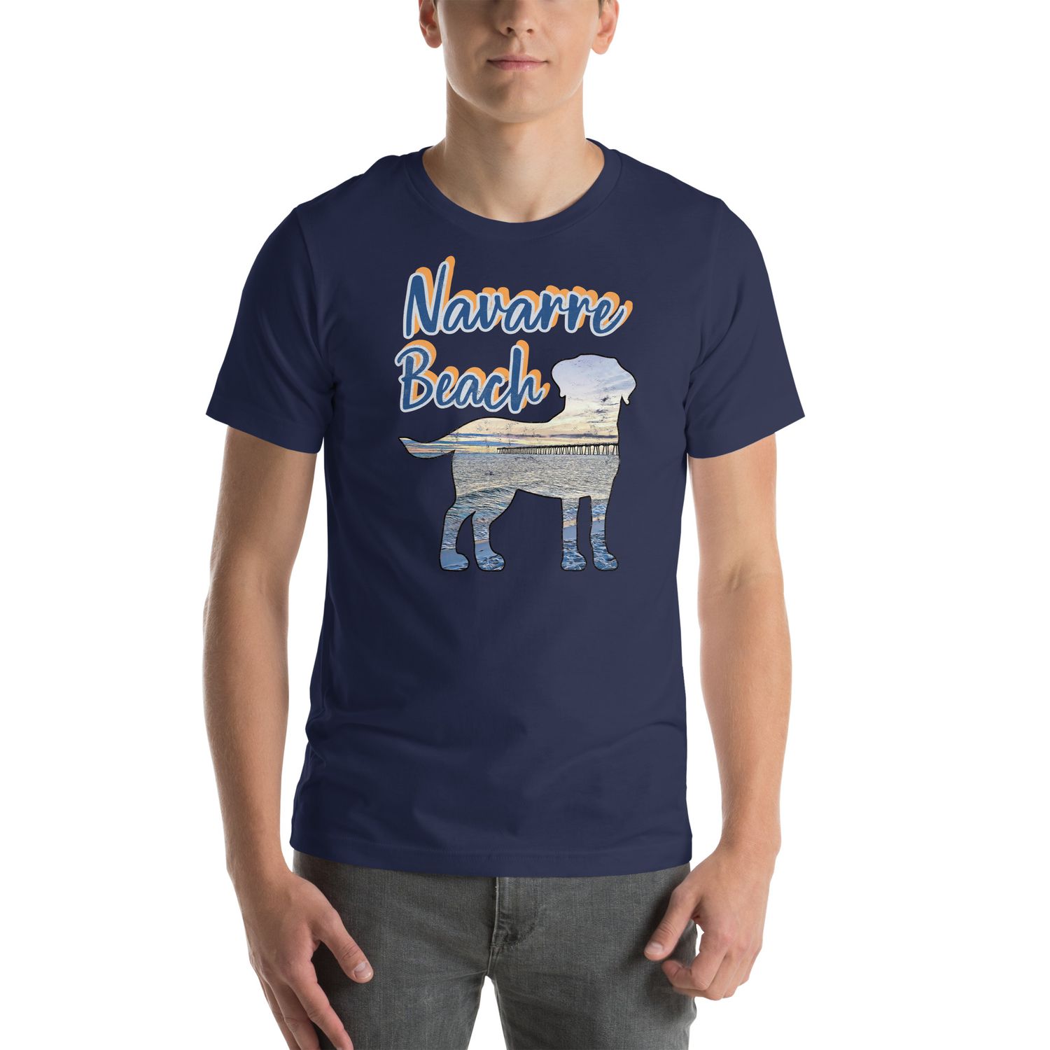Navarre Beach Distressed-Look (front only) Unisex TShirt