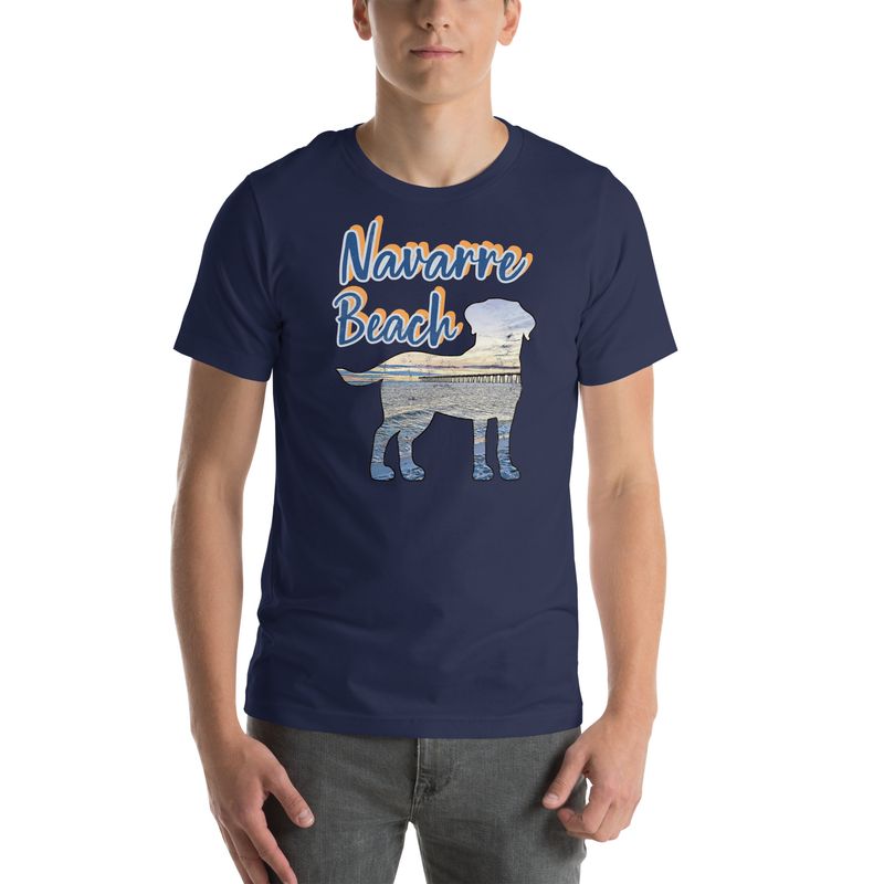 Navarre Beach Distressed-Look (front only) Unisex TShirt