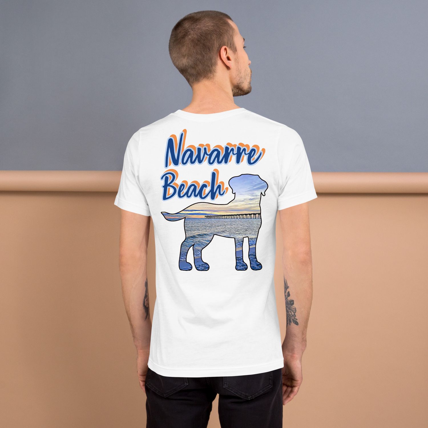 Navarre Beach Distressed-Look Unisex TShirt