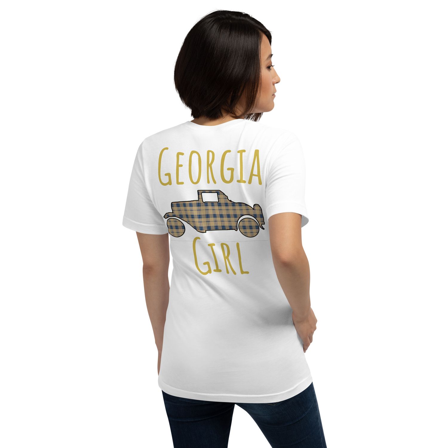 Georgia Girl (Wreck) Gold Text t-shirt