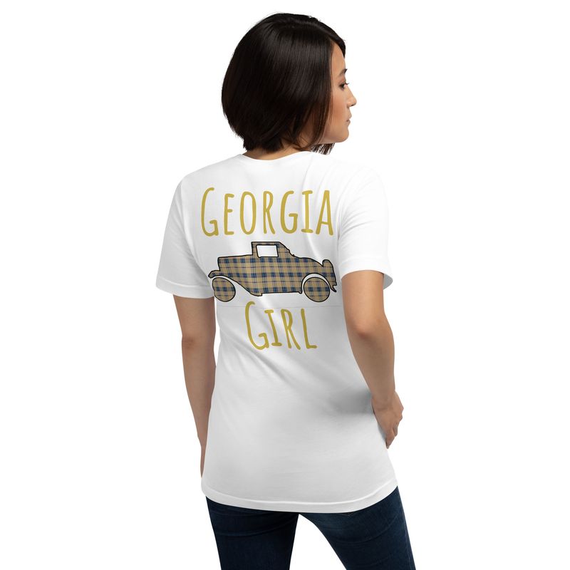Georgia Girl (Wreck) Gold Text t-shirt