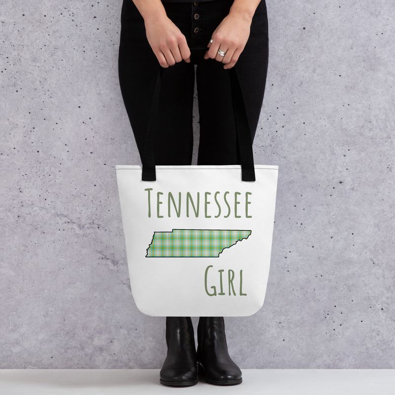 Tennessee Girl Plaid Tote bag