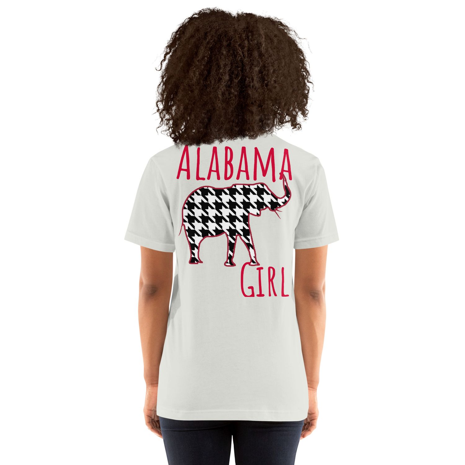 Alabama Girl (Elephant) Red Text t-shirt