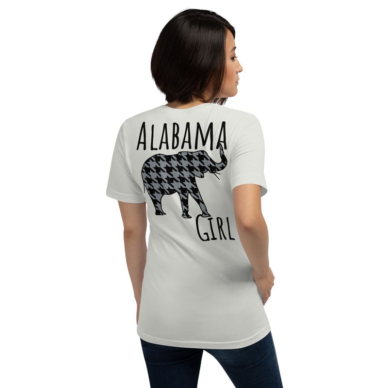 Alabama Girl (Elephant) Black Text t-shirt
