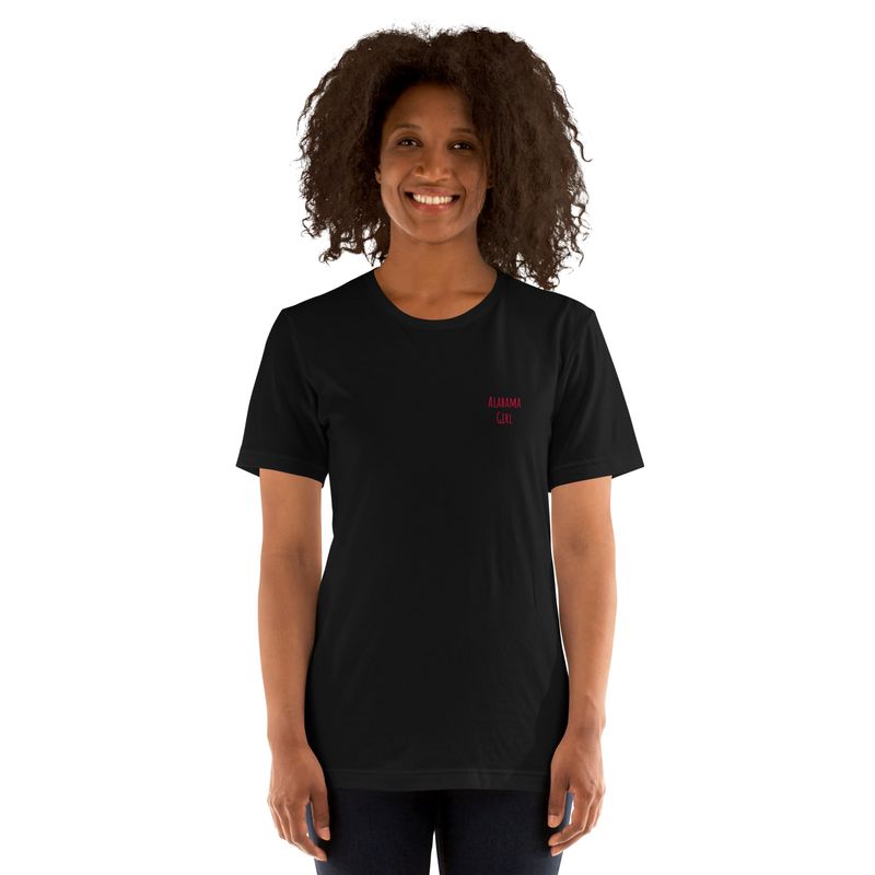 Alabama Girl (Elephant) Red Text t-shirt