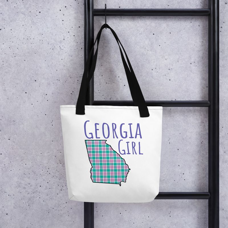 Georgia Girl Plaid Tote bag