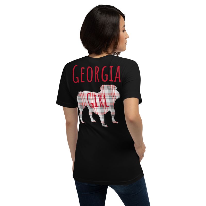 Georgia Girl (Bulldog) Red Text t-shirt
