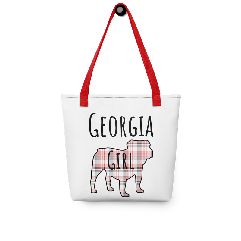 Georgia Girl (Bulldog) Tote bag Black Text