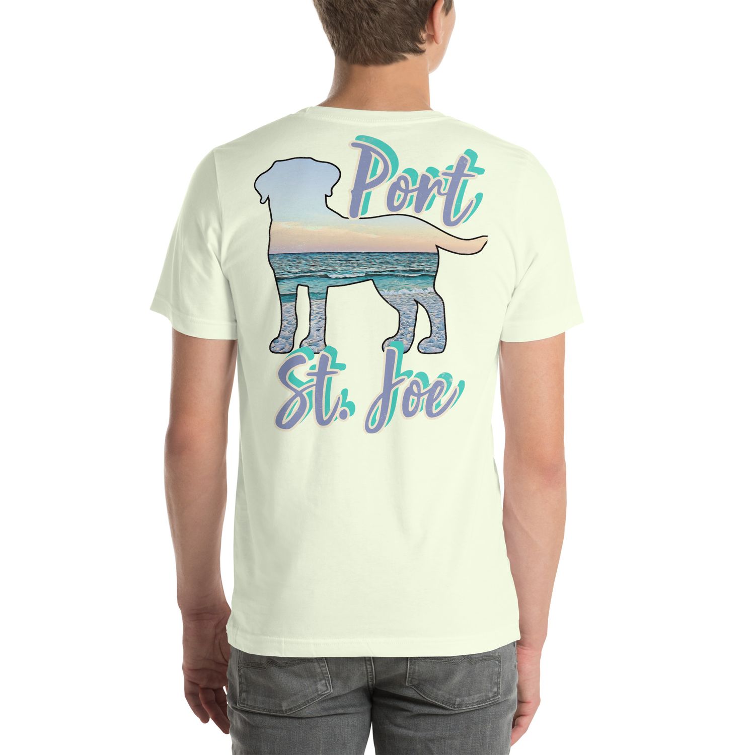 Port St. Joe Distressed-Look Unisex t-shirt