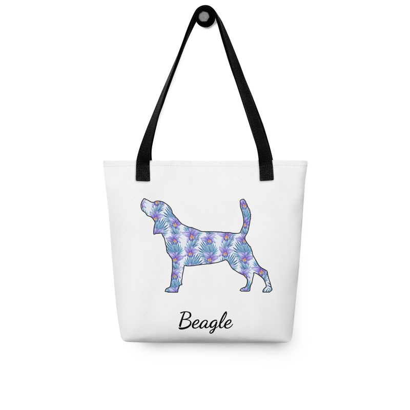 Beagle Mom Tropical Tote
