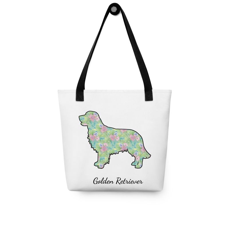 Retriever Mom Tropical Tote bag