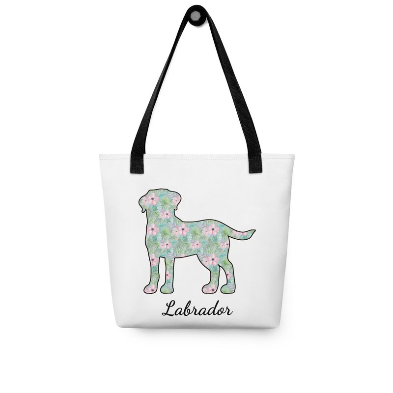 Labrador Mom Tropical Tote bag