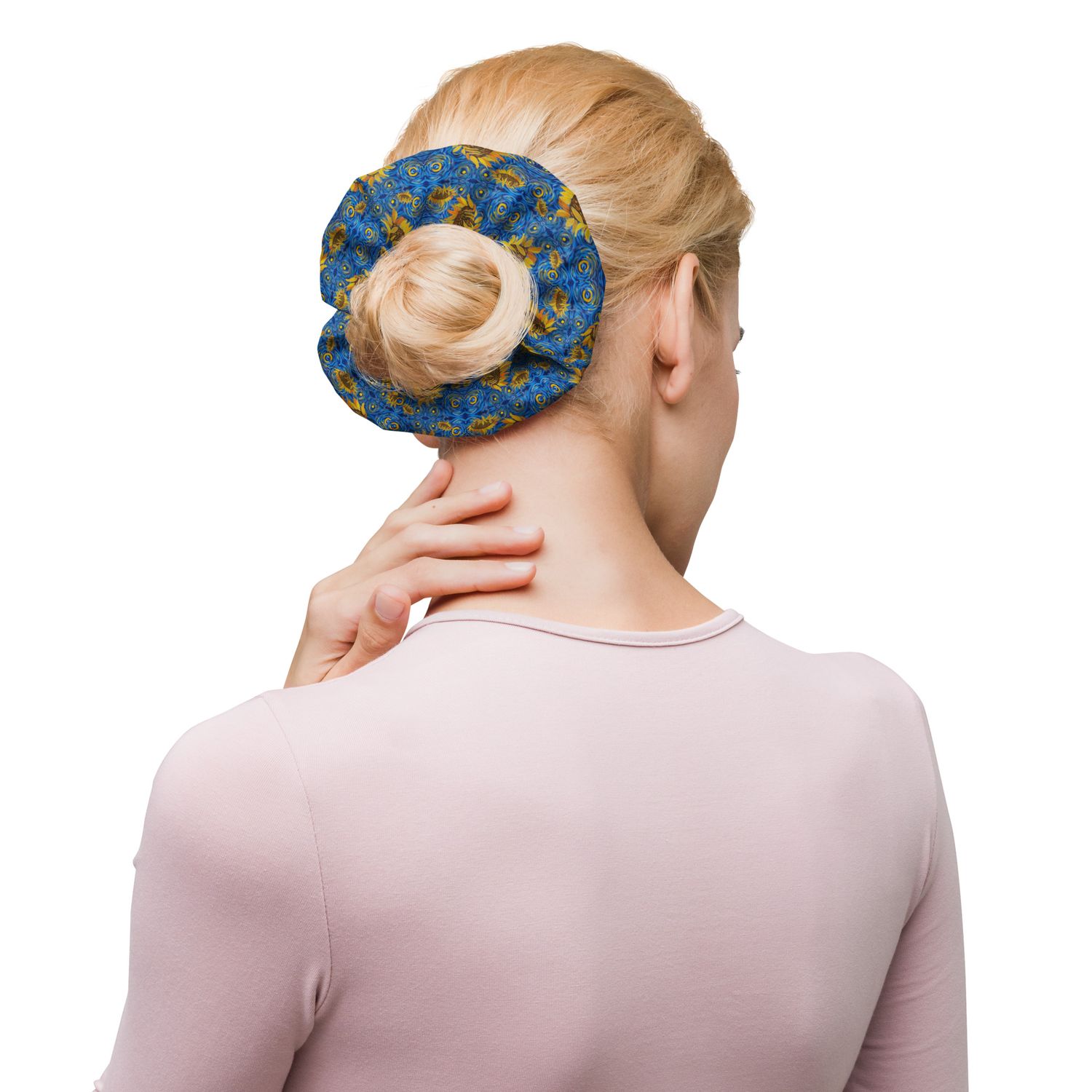 Sunflowers Recycled Scrunchie