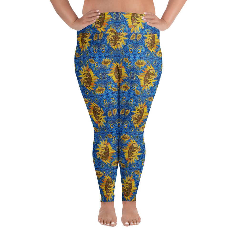 Sunflowers Plus Size Leggings