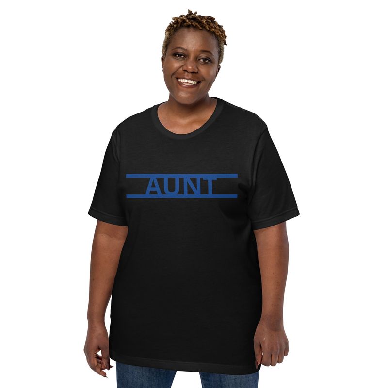 Thin Blue Line Aunt Unisex t-shirt