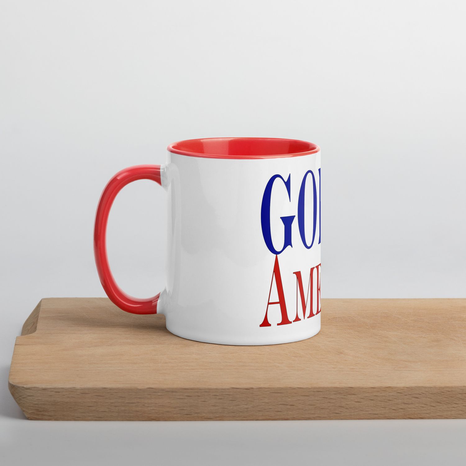 God Bless Mug with Color Inside
