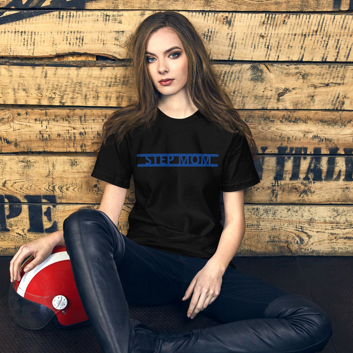 Thin Blue Line Step Mom t-shirt
