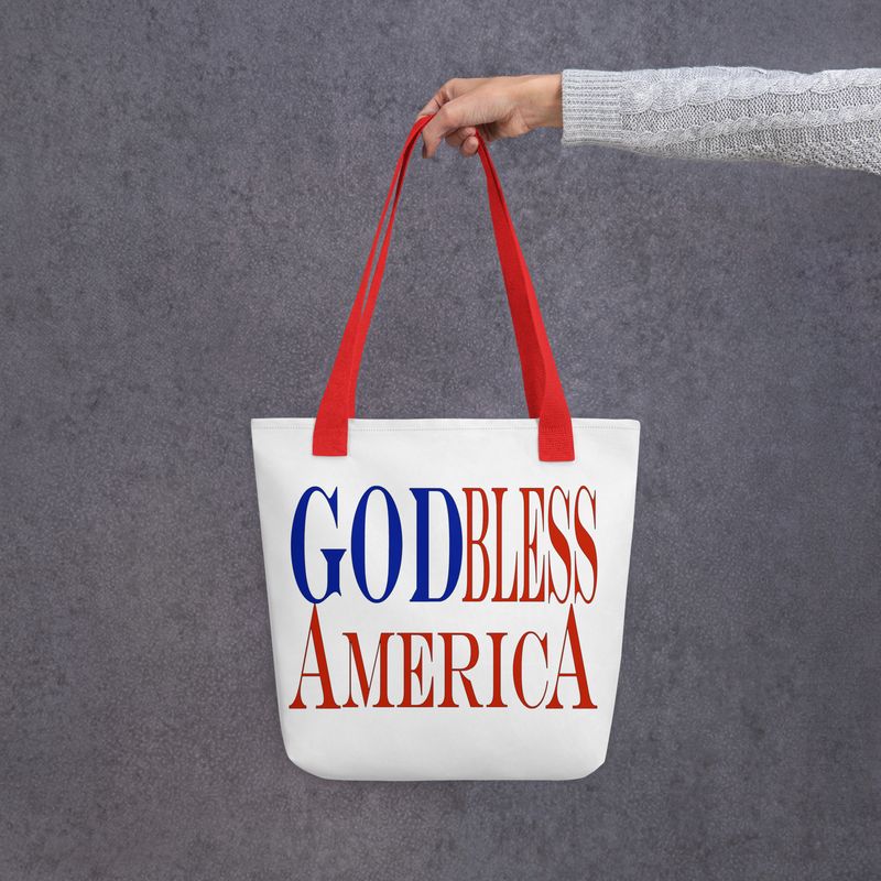 God Bless Tote bag