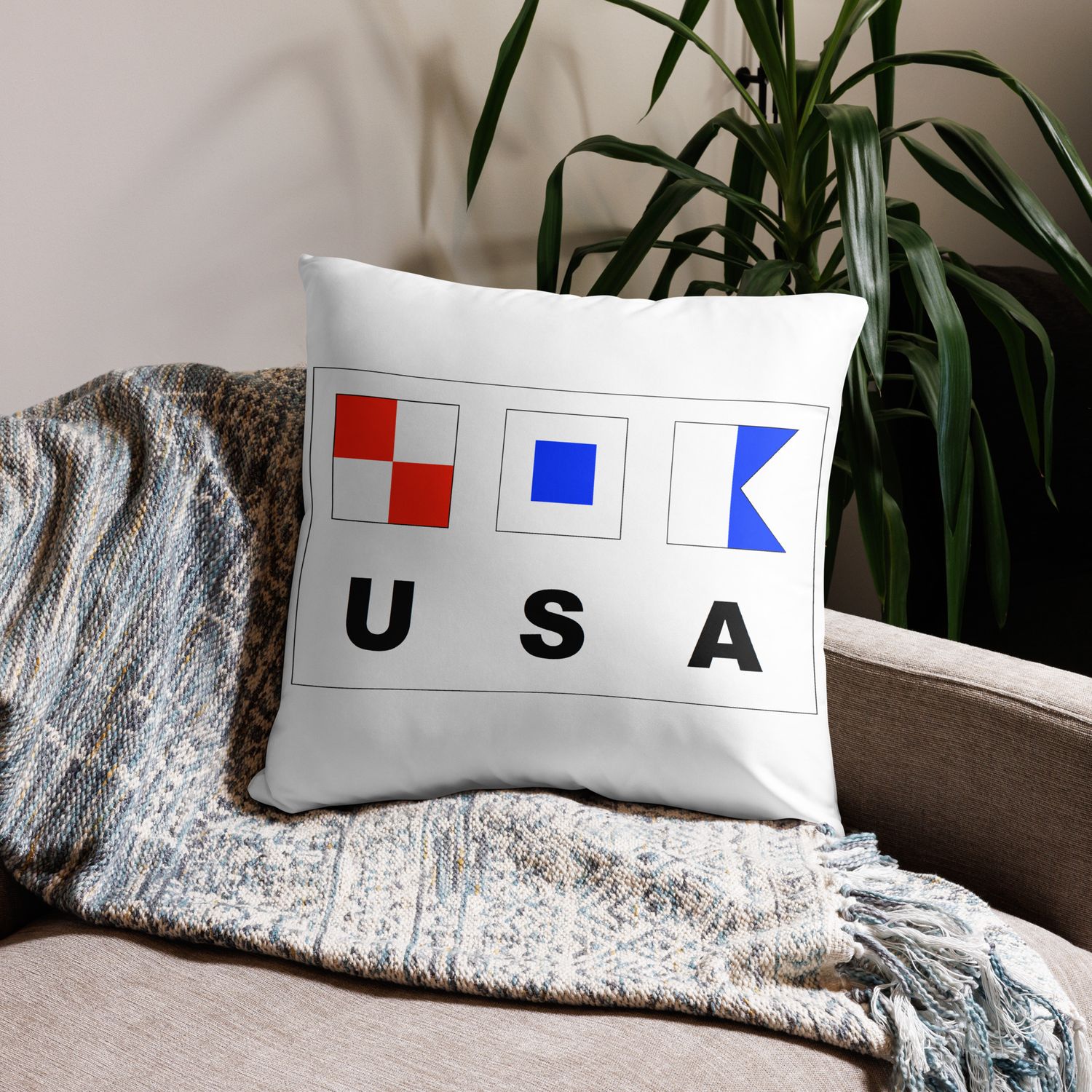 USA Nautical Basic Pillow