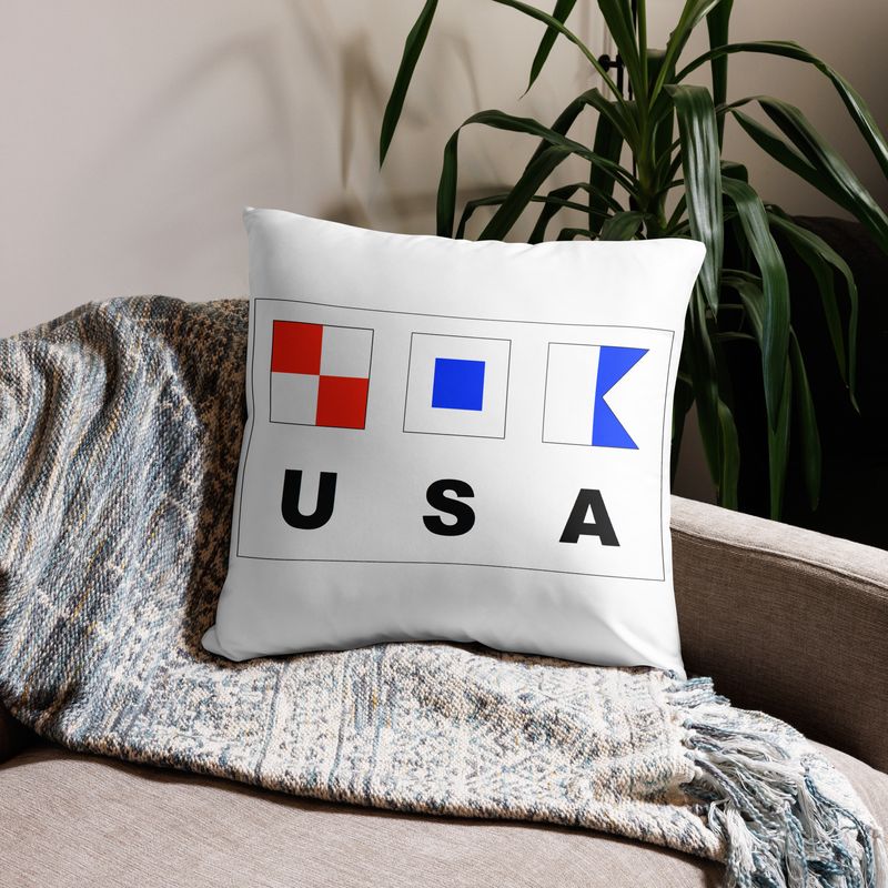 USA Nautical Basic Pillow