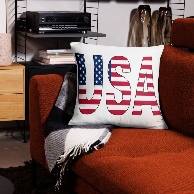 USA Flag Basic Pillow