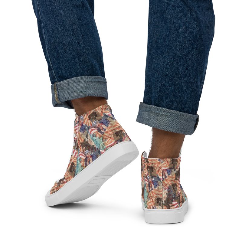 American Icons Men’s high top canvas shoes