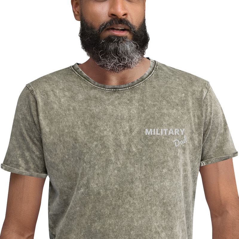 Military Dad Denim T-Shirt
