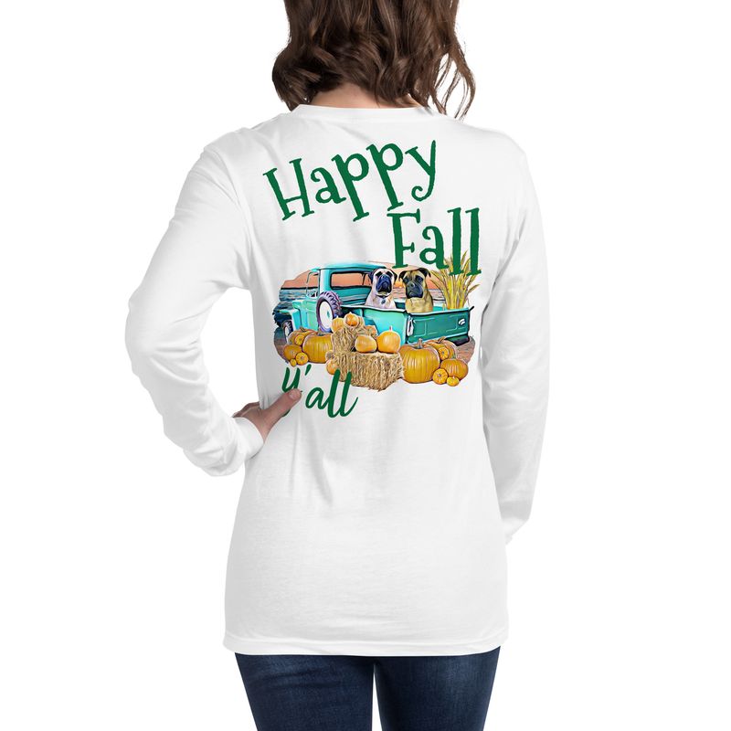 Happy Fall Unisex Long Sleeve Tee